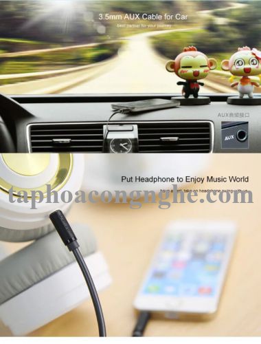 Ugreen 10501 0.5M màu Đen Cáp âm thanh 2 đầu 3.5mm dương AV101 30010501